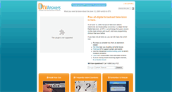 Desktop Screenshot of dtvanswers.com
